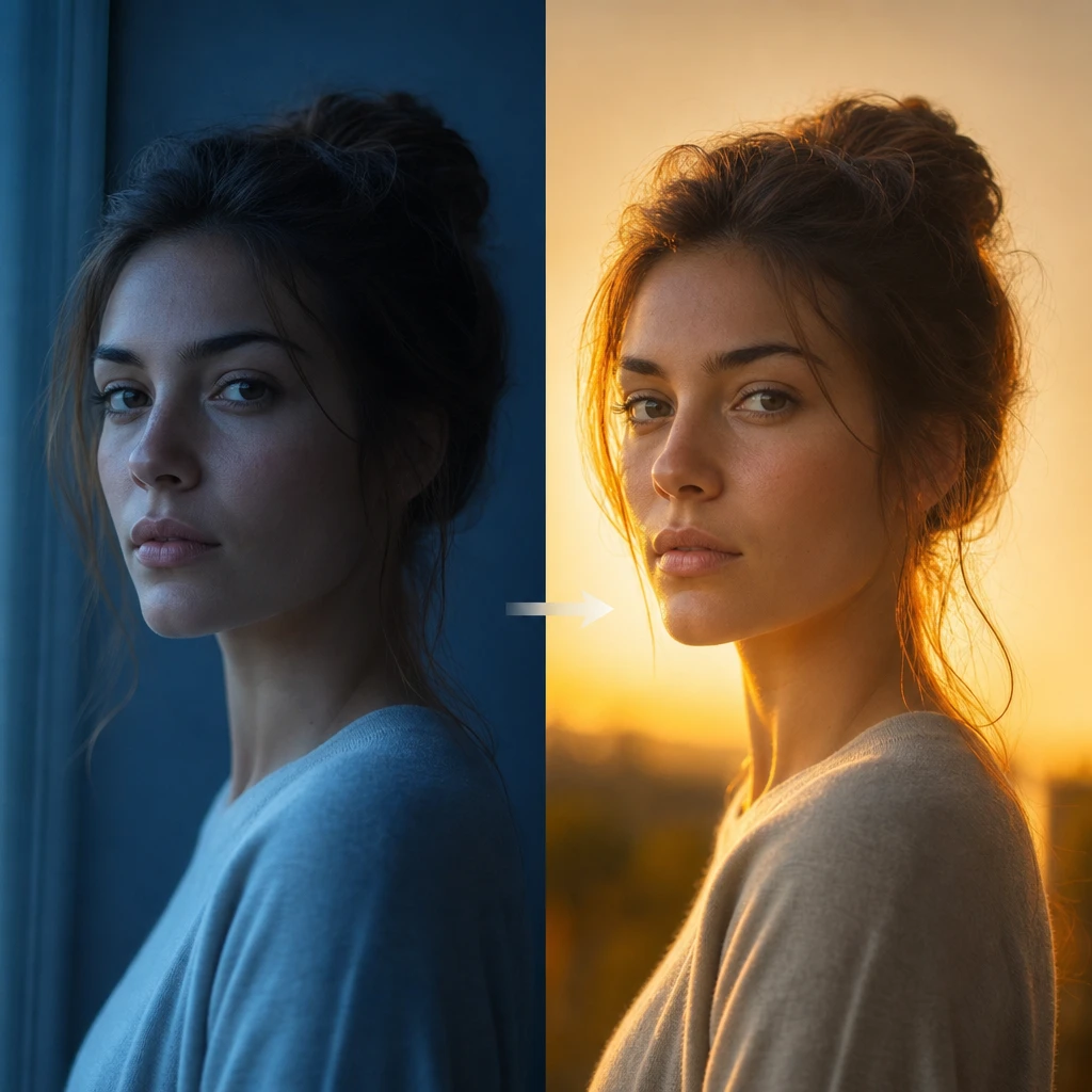 Relight portraits & scenes