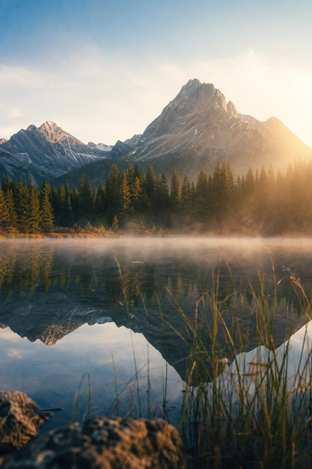 Mountain sunrise