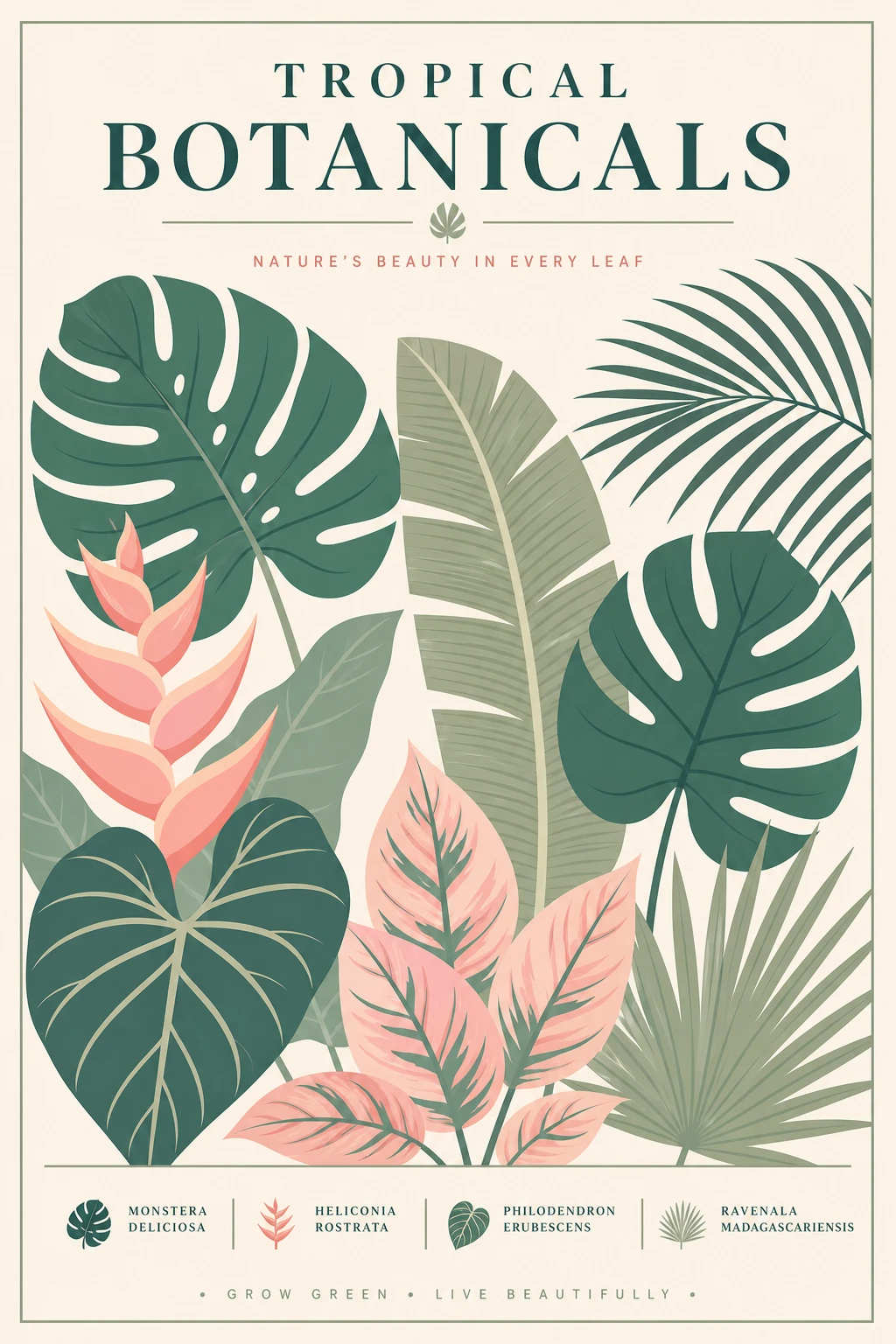 Botanical poster