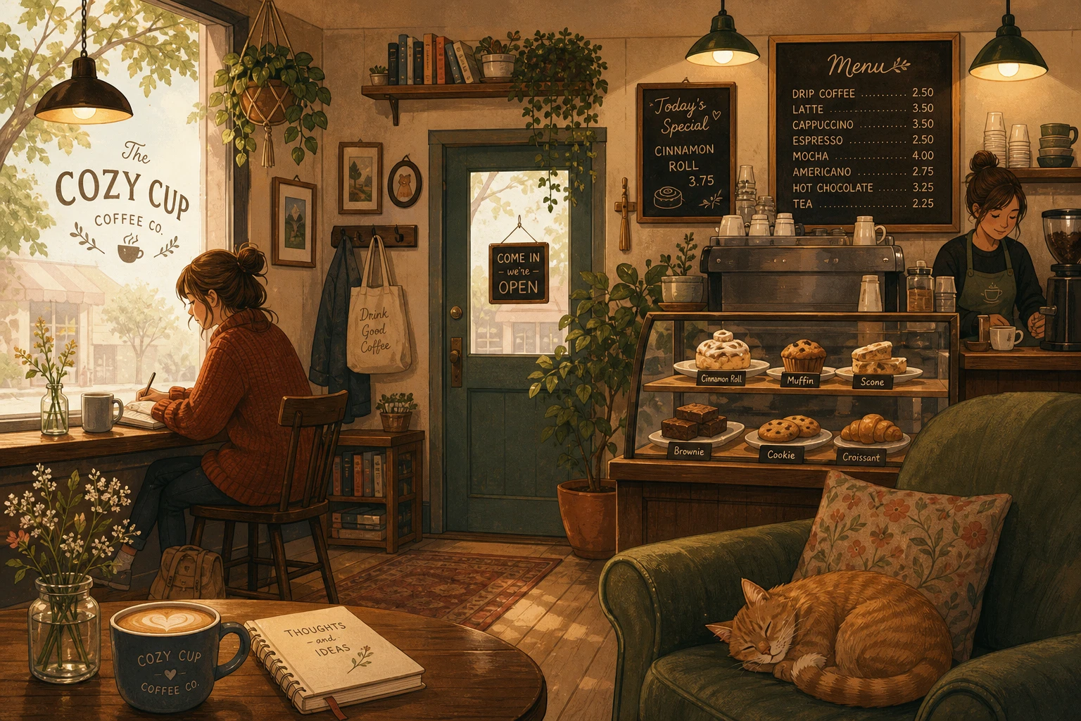 Cozy café